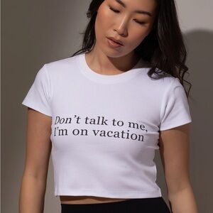 White Graphic Tee - Women's Top